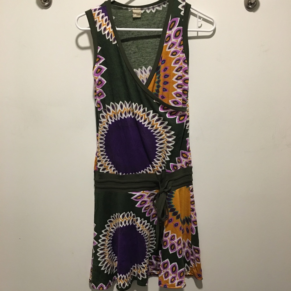 Kathmandu Dress Medallion Boho drop waist Medium